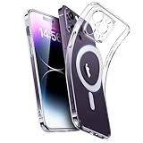 ESR für iPhone 14 Pro Max Hülle, Kompatibel mit MagSafe, Klares Silikon Handyhülle iPhone 14 Pro Max Case, Stoßfeste Dünne Vergilbungsbeständige Transparente Schutzhülle, Zero Serie, Klar