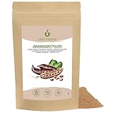 Carobpulver 500g, Johannisbrotschoten getrocknet und gemahlen, natürlicher Süßstoff für Gebäck, Desserts, Carob Schokolade, Johannisbrotmehl, Johannisbrotpulver Dunkel