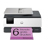 HP OfficeJet Pro 8122e Multifunktionsdrucker, 6 Monate gratis drucken Instant Ink inklusive, Drucker, Scanner, Kopierer, Fax, WLAN, LAN, Duplex, ePrint, Airprint, Basalt