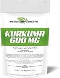 Kurkuma Kapseln | PREIS-LEISTUNGS-CHAMPION !! | Ebenfalls Vegan & Ohne Zusätze & Hochdosiert wie bei Vergleichbaren Curcuma mit Curcumin & Biologischem Schwarzem Pfeffer (300 Kapseln - 3 Packungen)