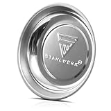 4 x STAHLWERK Magnetschale 4 Zoll aus Edelstahl mit starkem...