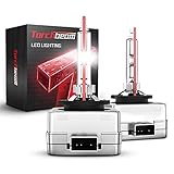 Torchbeam D3S Xenon Brenner, Xenon D3S HID 35W 6000K Weiß,150% Leuchtweite, Ersatz Xenon lampen, IP67, 5 Jahre Lebensdauer, 2 Stück