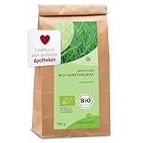 Weltecke Bio-Gerstengras-Pulver 500 g | Deutsche Herstellung | Schonend getrocknet & frisch abgefüllt | Vegan & ohne künstliche Zusätze | Bio-Gerstengrassaft-Pulver aus nachhaltigem Anbau