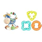 Playgro Klipp Klapp Pferd mit Beißring-Set Bumpy Gums, wassergefüllt, ab 3 Monaten, 3-teilig, Bumpy Gums, bunt, BPA-frei