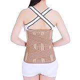 Rückenbandage zur Schmerzlinderung - Verstellbarer Lendengurt für Ischias, Bandscheibenvorfall, Wirbelsäulenstenose für Männer und Frauen