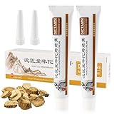 2PCS Chinesische Pflanzliche Hämorrhoiden, Natürliche Pflanzliche Hämorrhoiden mit Verlängerungsrohr, Creme externe Hämorrhoiden Beruhigt For Hämorrhoiden Gegen Juckreiz