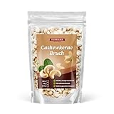 Feinwälder® Cashewkerne Bruch 1kg – Premium Qualität, naturbelassen und ungesalzen, ideal zum Backen, Kochen, für Salate und als gesunder Snack - Cashewbruch, Cashews unbehandelt, Cashewnüsse