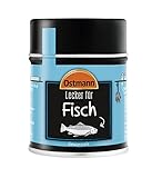 Ostmann Gewürze – Lecker für Fisch, Gewürzmischung mit Pfeffer zum Verfeinern von Fischgerichten, ideal zu Muscheln, Lachs oder anderen Meeresfrüchten, vegan, 70 g