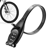 Reißverschlussschloss | Sicherheitskabel mit Code, Diebstahlschutz, verstellbar für Möbel, Tür, Fahrrad, Skateboard, Roller, Ski