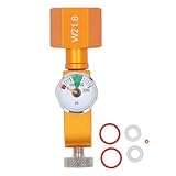 Soda-CO2-Nachfülladapter, CO2-Nachfülladapter mit Manometer, Soda-Austausch-Karbonator-Nachfüll-Schnelladapter, CO2-Nachfülladapter Zum Befüllen von Soda-CO2-Austausch-Karbonator
