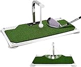 BTSAE Echter Swing-Simulator, Golf Schwungtrainer, Wahre Wirkung, Golfschlägermatte Schlagmatten, Indoor-Golfschwungtrainer, Swing Trainer Indoor-Sporthaltung verbessern, Hause oder im Büro, 34x63cm