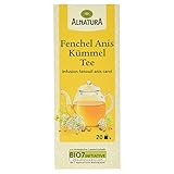 Alnatura Bio Fenchel-Anis-Kümmel Tee, 20 Beutel, 45g , 20 Stück( 1er Pack)