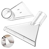 2 Stück Sprühextraktionsdüse, Staubsauger Düsen Aufsätze, Staubsauger HanddüSe, Nasssauger Aufsatz Transparent, Staubsauger Polsterdüse für Sofa Steppung Düse Nasssauger Reinigung Von Polster,Teppich