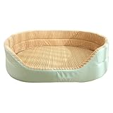 JUYAXIN Warmes Plüsch-Hundebett für kleine bis große Rassen, waschbar und leicht zu transportieren, ideal für verschiedene Jahreszeiten, Hundesofa