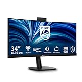 Philips 3000 Series 34B2U3600CH/00 Monitor PC 86,4 cm [34] 3440 x 1440 Pixel Wide Quad HD LCD Nero (Philips 34B2U3600CH - 3000 Series - LED Monitor - Curved - 34-3440 x 1440 WQHD @ 120 Hz - VA - 30