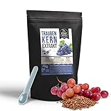 Traubenkern OPC EXTRAKT | 250g PULVER | ohne Zusatzstoffe und laborgeprüft | Traubenkernextrakt - grape seed extract powder | hochdosiert naturrein vegan & in Deutschland abgefüllt (Pulver 250g)