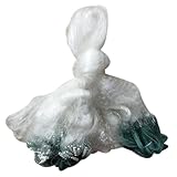 Gogogmee Faltbares Nylon-fischnetz Einlagiges Stellnetz Angelzubehör Leichtes Fischfangnetz für Krebse Garnelen Krabben Süß Salzwasser Geeignet Einfache Handhabung für Anfänger