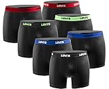 Levi's Levis Herren Boxershort Limited Style Edition 7er Pack - New Black - GröÃŸe M