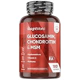 Glucosamin Chondroitin & MSM - 180 Kapseln - 1-2 Kapseln...