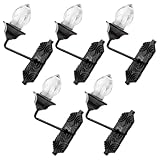 HONMEET Miniatur Wandlampen 5 Stück LED Miniatur Wandleuchten für Sandtisch Dekoration Detailreiche Kleiner Wandleuchte für Puppenhaus