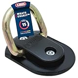 ABUS Wand- und Bodenanker Granit WBA 75 - Befestigungsanker für Fahrrad, Motorrad oder Roller - Diebstahlsicherung für Garagen, Keller, Hauswände - ABUS-Sicherheitslevel 15, Schwarz, One Size