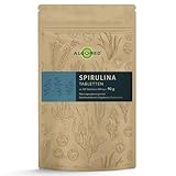 Spirulina-Tabletten aus Deutschland - Spirulina Presslinge - Vegan, Rein & Kontrolliert - Spirulina Algen Getrocknet zur Nahrungsergänzung - Dried Spirulina Platensis Tablets | Algomed 90g