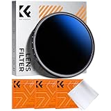 K&F CONCEPT 67mm ND Filter Variabler Graufilter ND2-ND400 (1-9 Blendenstufen) mit DREI Reinigungstücher für Landschaftsfotografie（Nano-Klear Serie）