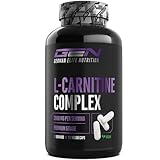 L-Carnitin Triple Komplex - 3000 mg pro Tagesportion - Hochdosiert & Vegan - Premium-Formel mit Acetyl-, Tartrat- & L-Carntin Fumarat - 120 Kapseln