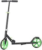 PEARL Scooter Ständer: Klappbarer City-Roller, XXL-Räder, Ständer, Trageriemen, bis 100 kg (Tretroller, für Cityroller, zusammenklappen)