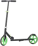 PEARL Cityroller: Klappbarer City-Roller, XXL-Räder, Ständer, Trageriemen, bis 100 kg (Scooter Ständer, Ständer für Cityroller, zusammenklappen)