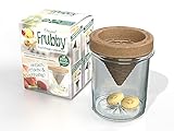 frubby® - Die nachhaltige Fruchtfliegen-Lebendfalle - geeignet für Taufliegen Obstfliegen Essigfliegen - wiederverwendbar - spülmaschinengeeignet - 100% plastikfrei - ohne Chemie (1'er Pack)