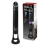 Honeywell QuietSet Tower (8 Geschwindigkeitseinstellungen, Oszillation 80°, Timer-Funktion, Fernbedienung, Dimmoptionen) HYF290