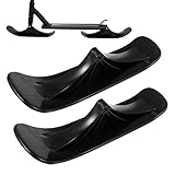 Snow Scooter Schlitten Umbausatz - Schneeschlitten und Ski Befestigungssystem, Skate Board Outdoor Zubehör | Stabile Gleitteile Detail, Freizeitspaß, Kinder Erwachsene Winter Spielplätze,