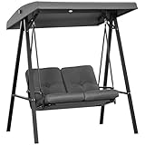 Outsunny Hollywoodschaukel 2-Sitzer Gartenschaukel mit...