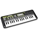 Bontempi | KeyRhythm - Digitales Keyboard Piano mit 37 Tasten, 1,5 cm Teilung, Kopfhörerbuchse, Pentagrammstreifen, Metronom und Transposer, 42,4x15,2x4,7 cm