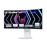 LG, 39 Zoll, Curved Ultragear™ OLED Gaming Monitor, 3440 x 1440, 39GS95QE-W.AEU, 21:9, 0,03 ms GtG, 240 Hz, HDR10, DisplayHDR™400 True Black, DCI-P3 98,5%, NVIDIA G-Sync™, AMD FreeSync™ - Weiß