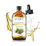 EUQEE Zedernholzöl Ätherisches Öl 118ml, Naturrein Ätherische Öle für Diffuser, Reine Zedernöl für Aromatherapie, Luftbefeuchter, Entspannung