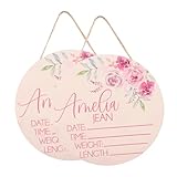 Abaodam 2St Kinderzimmer Namensschild für Mädchen kinderzimmer dekor Willkommen personalisierte babygeschenke personalisiertes babygeschenk Geburtsanzeige für Babys Namensschilder