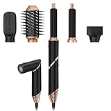 UKLISS Haartrockner Air Styler 5 in 1 Warmluftbürste Hairstyler Ionen Föhn Set mit Föhnbürste Lockenstab Rundbürstenföhn Lockenbürste Stylingbürsten Zubehör, Geschenkset Geschenke für Frauen