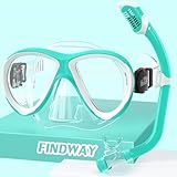 Findway Schnorchelset Kinder, Taucherbrille Kinder für...