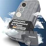 Heimfleiss® Luftmatratze 1 Person | Premium Luftbett selbstaufblasend 100x200 cm | Schnell Aufblasbare Matratze ideal nutzbar als Gästebett & Reisebett | Selbstaufblasbare Camping Air Mattress + Pumpe