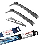 Aerotwin Scheibenwischer Set vorne+hinten kompatibel mit Toyota Yaris [P21] ab 02.2020 & Aygo X ab 03.2022
