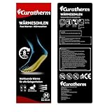 CURATHERM 5 Paar - Einweg-Wärmesohlen Größe M (39-41) – Fußwärmer | Fusswärmer für kalte Füße | Bis zu 8 Stunden Wärme, Perfekt für Winter & Outdoor, Skifahrer, Camping