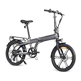 Youin Praga BK1800 Elektrofahrrad, zusammenklappbar, 20 Zoll (50,8 cm), Motor mit 250 W, abnehmbarer Akku, hydraulische Bremsen, 7-Gang-Schaltung, tatsächliche Autonomie von 60 km, 60 mm, Farbdisplay