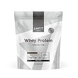 Amazon-Marke: Amfit Nutrition Molkeproteinpulver, Cookies & Cream, 33 Portionen (1er Pack), 1 kg