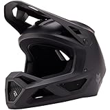 Fox Racing Rampage Matte Helmet -Unisex- Mountainbike Helm für Erwachsene, Hochwertiger Schutz, Verstellbarer Visier,Matte Black,M