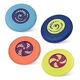 B. toys - Disc-Oh! - Flying Disc Set - 4 Bunte Frisbees - Outdoor-Sportarten und Spiele für Kinder - Frisbee-Set für Garten, Park, Strand - 4 Jahre +
