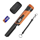 DR.ÖTEK Metalldetektor Pinpointer IP68 Vollständig Wasserdicht Unterwasser Handheld Pin Pointer Zauberstab, LCD-Bildschirm, Kleiner Metalldetektor für Erwachsene, Hohe Genauigkeit, 3 Alarmmodi, für