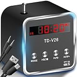Retoo 3W Würfelradio mit 45dB Lautstärke und Micro SD TF,...