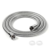 Duschschlauch 1.5m, Brauseschlauch Aus Edelstahl, Verdrehsicherer Brauseschlauch, Shower Hose Mit Dichtungen, Universal G1/2, Duschschläuche Für Handbrause, Schnittstelle Aus Messing